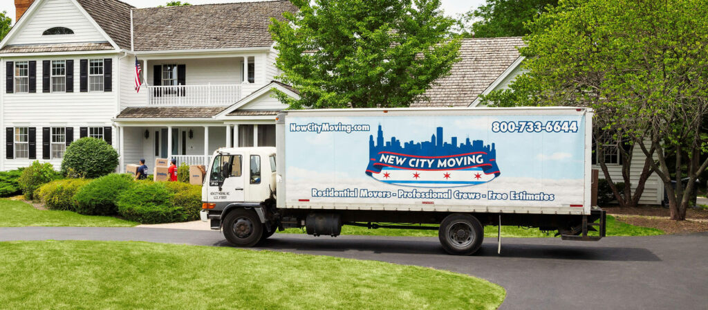 New City Moving truck in Chicago